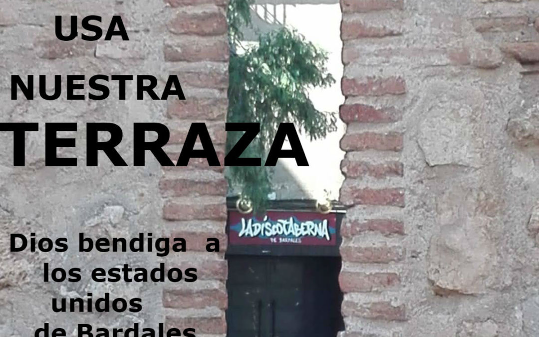 4 de Julio dia de USA nuestra terraza